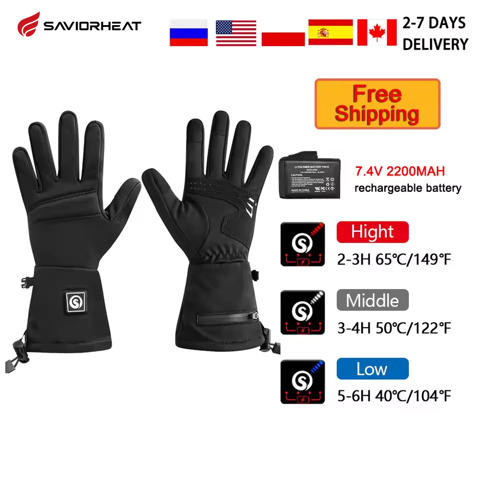 Touch Screen Gloves - Snow Deer S18 Inverno Luvas Aquecidas