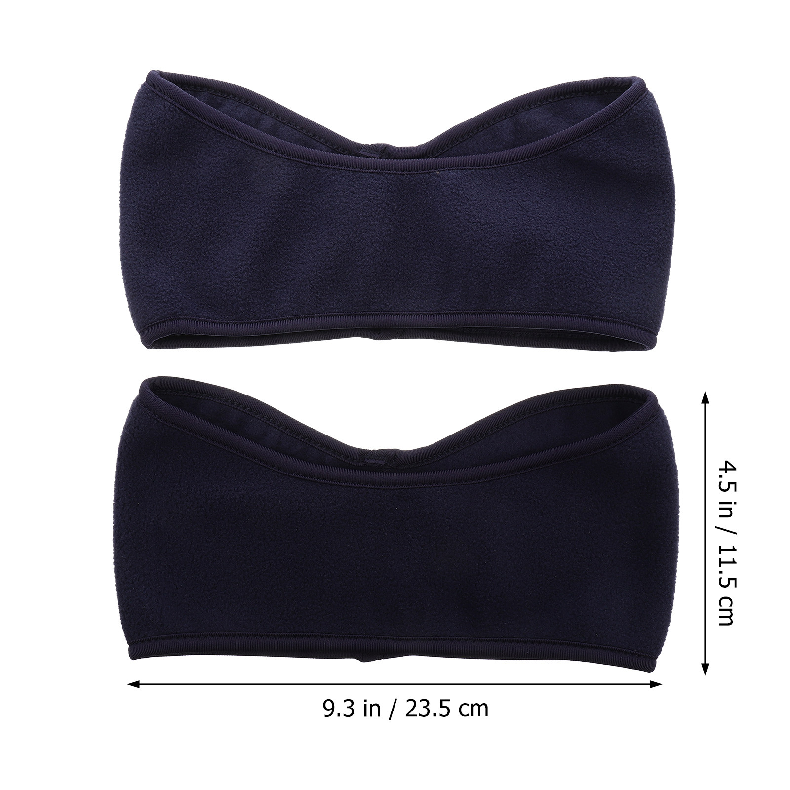 2 Peças de Faixa de Cabelo Tér - Fleece Ear Warmer Band avaliação e preço
